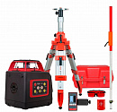 Комплект: ротационный нивелир RGK SP-400 + штатив, рейка Комплект: ротационный нивелир RGK SP-400 + штатив, рейка